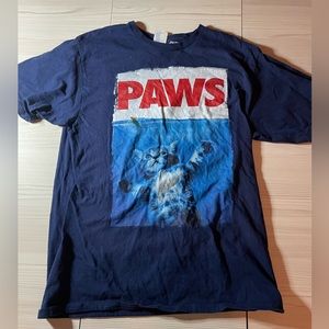 Jaws (Paws) Cat T-Shirt